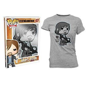 **CLOSING BUY ONE GET ONE**Funko Pop Tee Daryl Dixon No. 07 Marvel